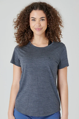 Merino Wool Crew Neck Camping T-Shirt