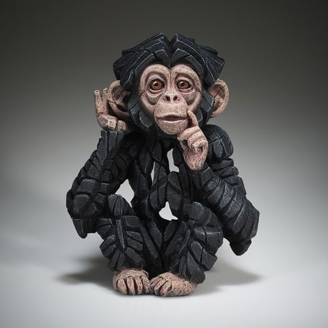 Baby Chimp Hear No Evil by Matt Buckley at Edge Sculpture