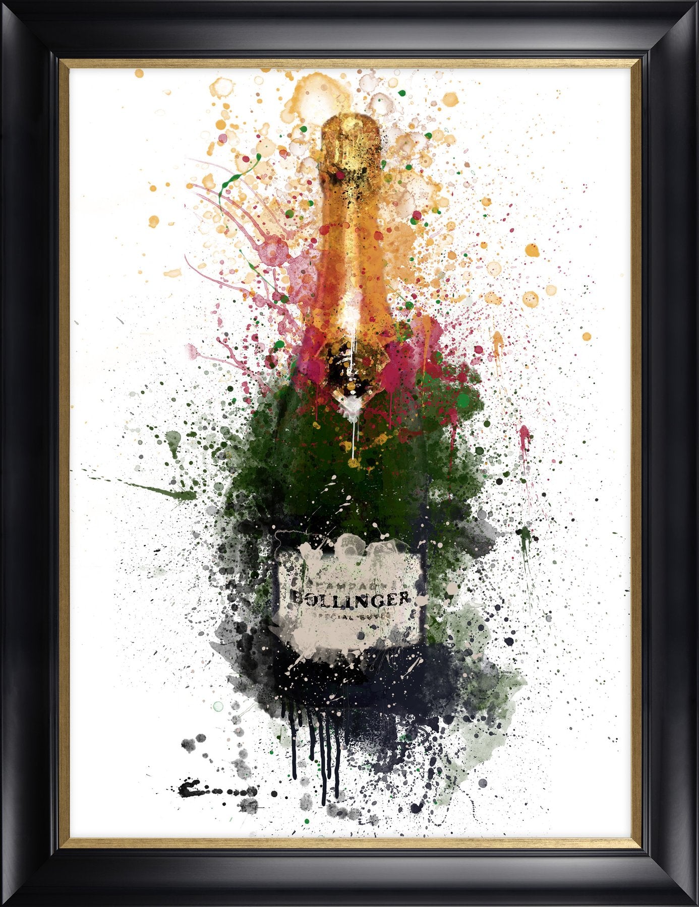 Bollinger framed print by Pop & Toast from Artworx Gallery