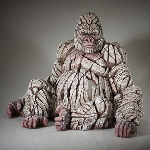 Gorilla White by Matt Buckley at Edge Sculpture