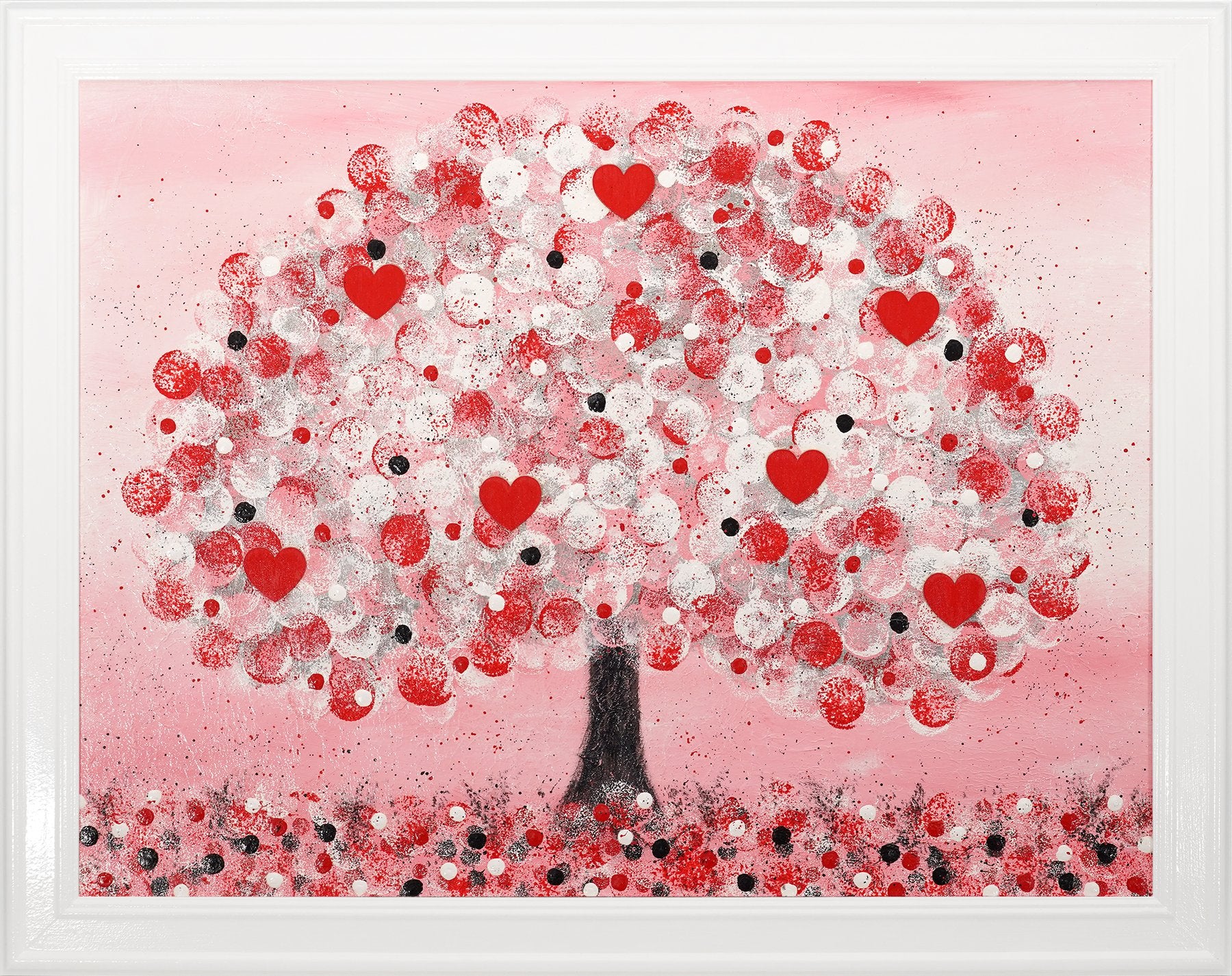 Heart Tree 2 original painting by Julie from Artworx Gallery
