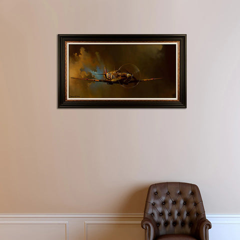 Spitfire framed print by BAF Clarke