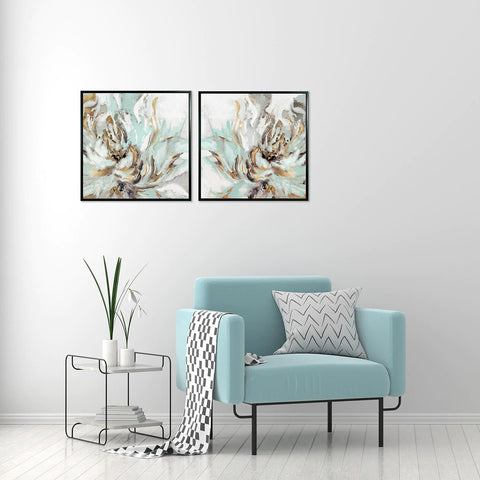 Touch of Teal framed prints by Eva Watts