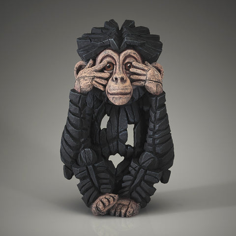 Baby Chimp See No Evil by Matt Buckley at Edge Sculpture