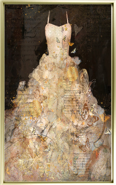 Butterfly Dress framed print by Marta Wiley