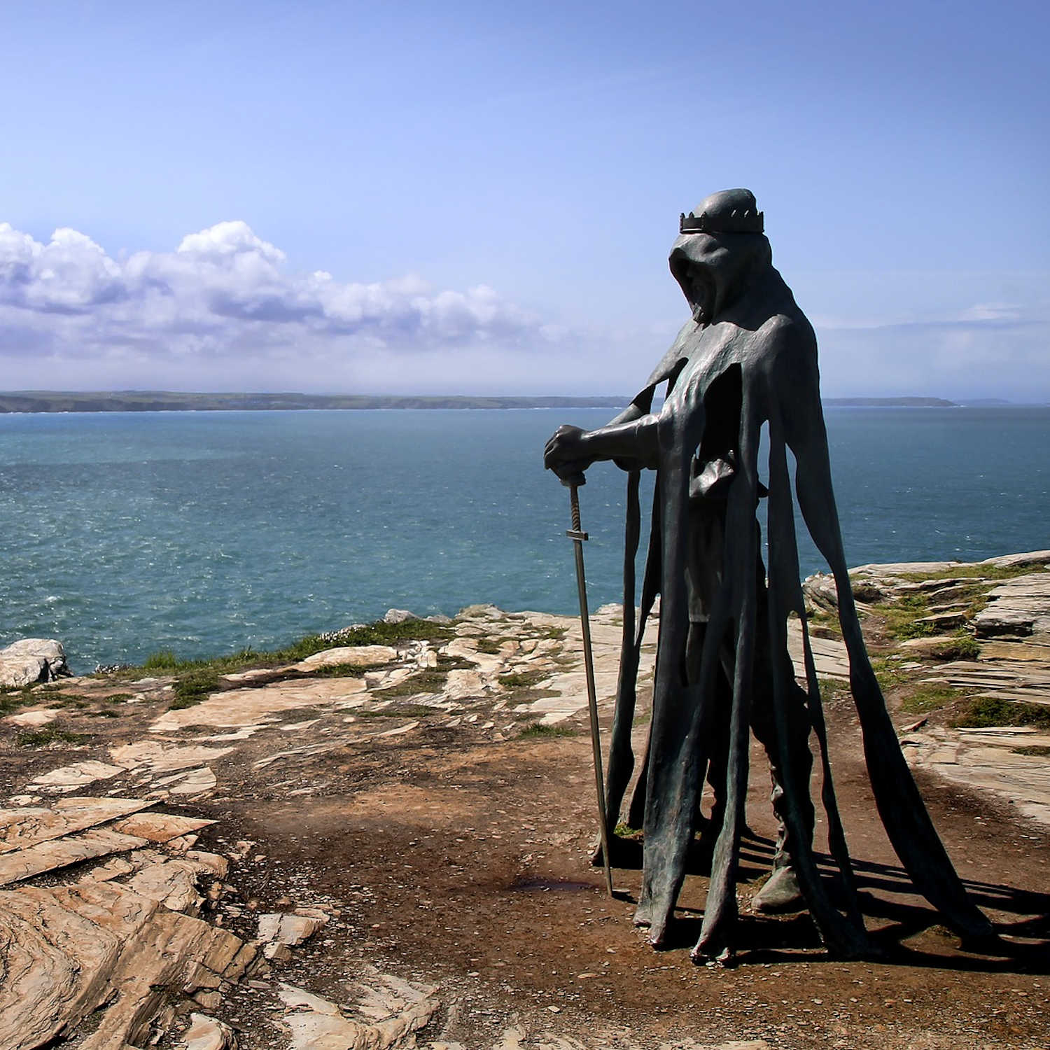 Gallos Sculpture, Tintagel, Cornwall