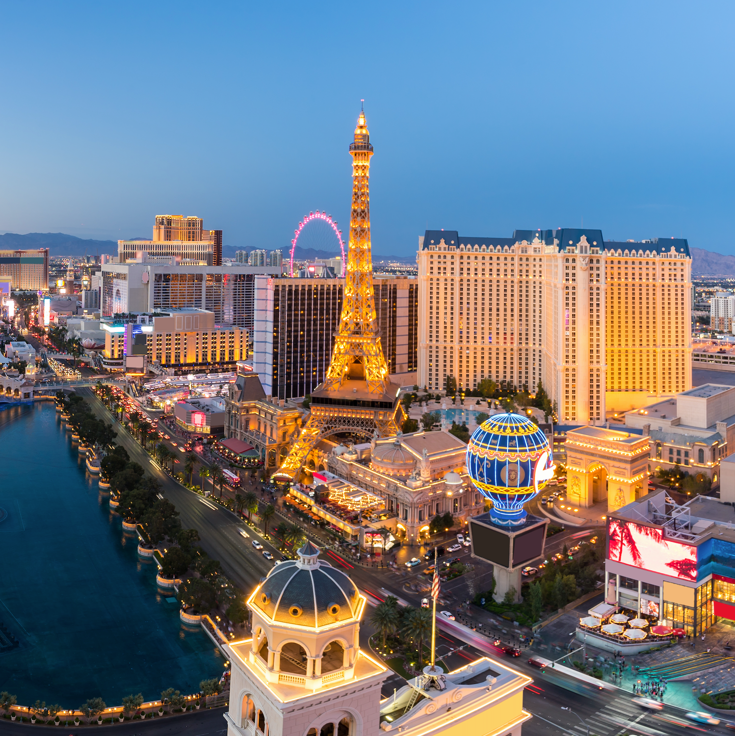 the strip, las vegas, nevada, USA