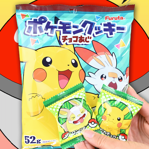 japanische süßigkeiten furuta pokemon sun und moon Schoko cookies