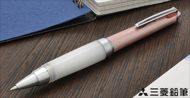 Uni Jetstream Limited （Alpha Gel Grip） - Pink Body - Black Ink - 0.7 mm