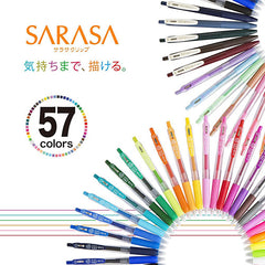 Zebra Sarasa Push Clip gel pen