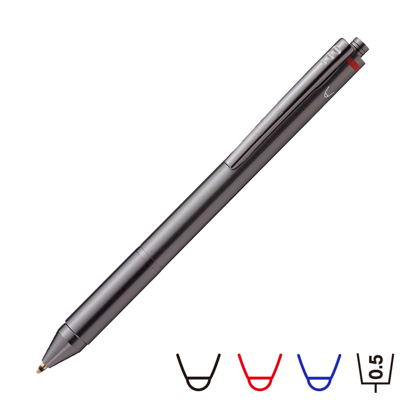 grind Logisch Phalanx Rotring Quattro 4 in 1 Multi Pen - Black/Blue/Red/0.5 mm Pencil – Bunbougu