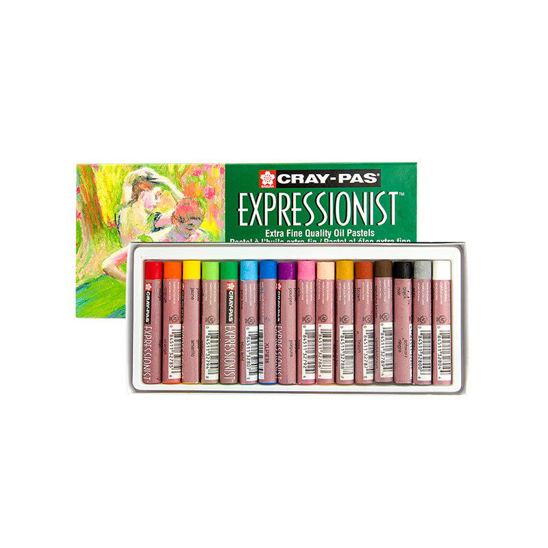 Sakura Cray-pas Expressionist Crayon - 16 Colours – Bunbougu