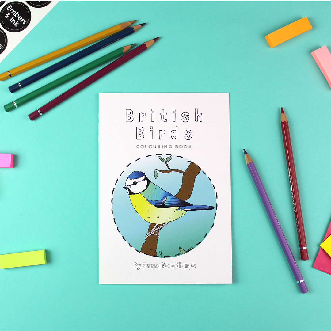 British Birds Colouring Book – Sheffield Makers Winter Gardens