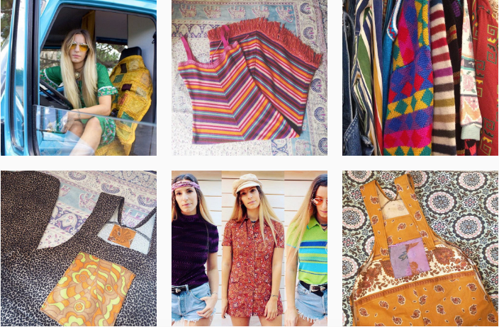 Instagram Inspiration Desert Fox Vintage Clothing Boho 70's Fashion