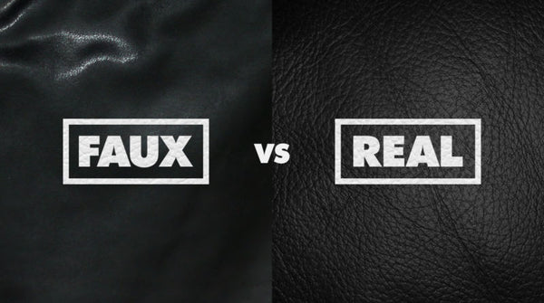 Faux vs Real Leather - Koza Leathers