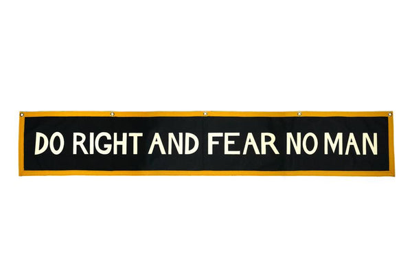 OXFORD PENNANT | Do Right And Fear No Man Banner