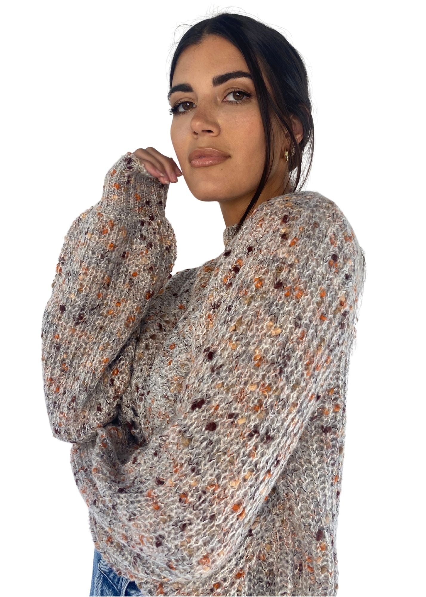 MINKPINK | Aleppo Crew Neck Marle Jumper in Multi