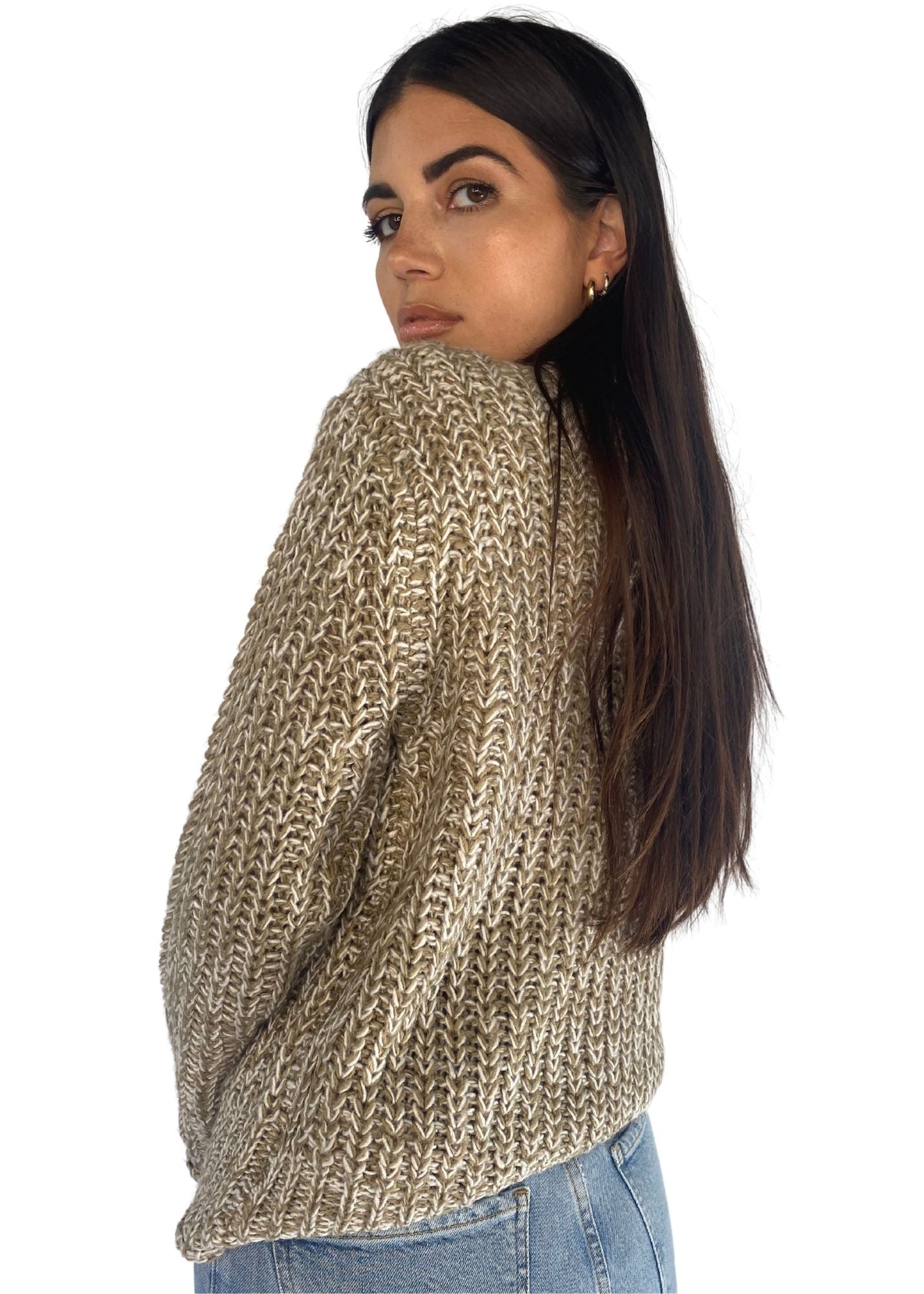 MINKPINK | Tiri High Neck Jumper in Natural