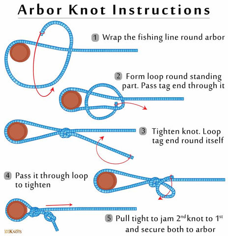 How To Tie Arbor Knot Infographic