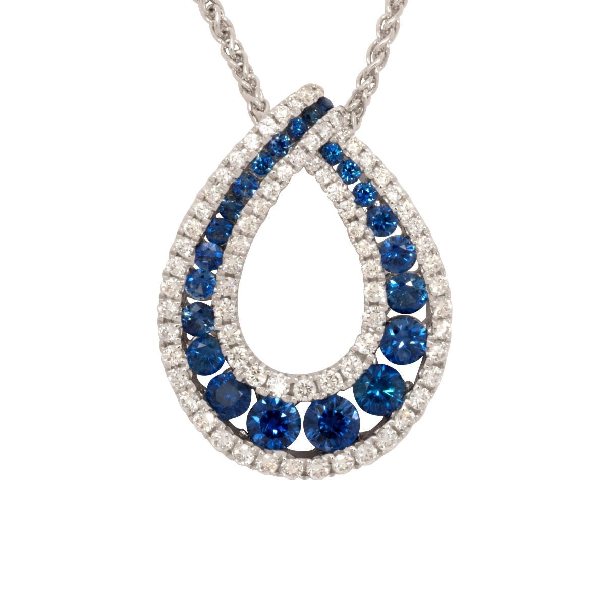 Cairo Sapphire & Diamond Pendant