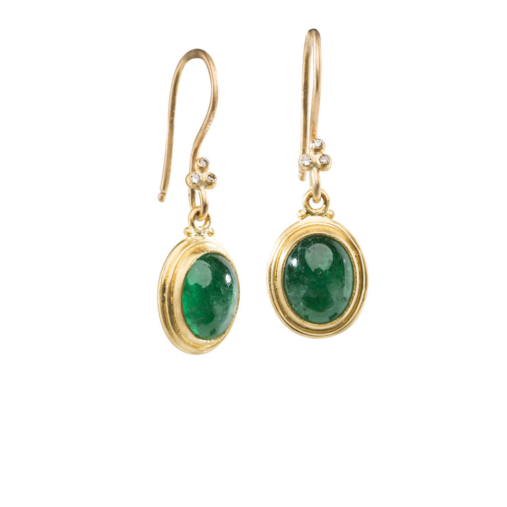 Sloane Emerald Earrings - Smith and Bevill Jewelers