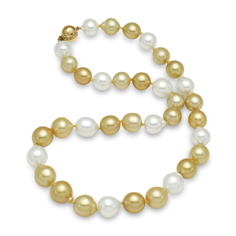 Golden South Sea Pearl Strand - Smith and Bevill Jewelers