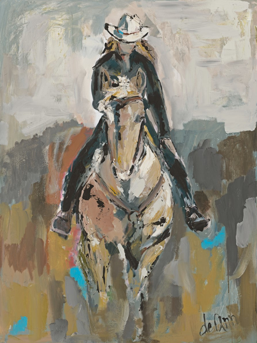 The Cowgirl in Me - Original Recreation 30x40 - DeannArt product image