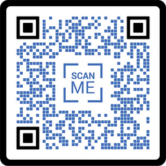 Bluestreak Crystals mobile app QR code to install onto your mobile device