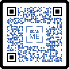 Scan our QR code and download the Bluestreak Crystals mobile app for iphone and android