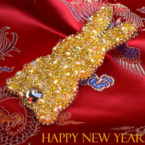 Celebrating chinese new year at bluestreak crystals with Serinity and Preciosa crystals