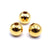 Gold Plated Smooth Round Beads 4mm