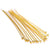 gold plated flat end headpins