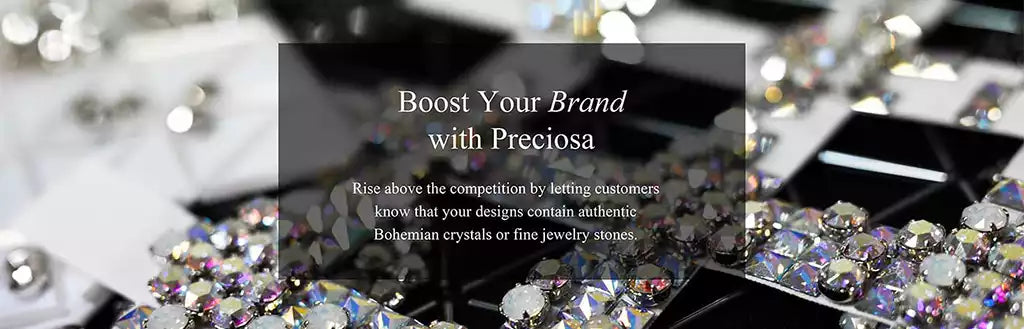 At bluestreak crystals you can join the Preciosa crystal ingredient branding program