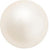 Preciosa Round Pearls 12mm Light Creamrose