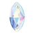Preciosa Sew On Crystals Navette Crystal AB 18x9mm