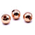 Rose Gold Plated Smooth Rounds Beads 4mm