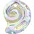 Swarovski crystals sea snail pendant in crystal ab