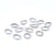 Silver Plated Oval Open Jump Rings 6mm