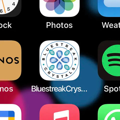 Bluestreak Crystals mobile app - the latest version is now available