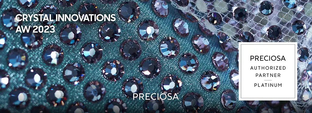 View the latest preciosa crystal innovations for autumn / winter 2023 at bluestreak crystals