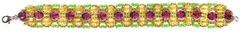 Preciosa Seed Beads & Serinity Beads Crocus Bracelet step 11