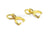 Gold Plated Stirrup Bail 6mm