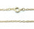 Gold Plated Trace Chain 16”