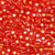 Preciosa Seed Beads Size 10 Transparent Light Red Silver Lined