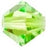 Preciosa Bicone Beads in. limecicle