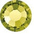 Preciosa Flatback Crystals (Non Hotfix) SS20 in Olivine