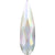 Serinity rhinestones raindrop shape in Crystal AB