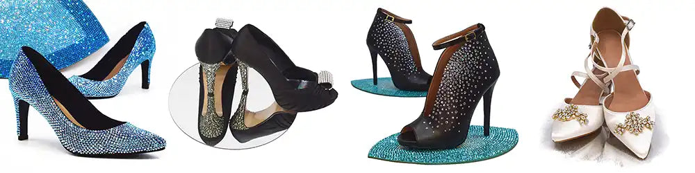Bling your heels with Preciosa Flatback Crystals for the Christmas Party and standout from the crowd