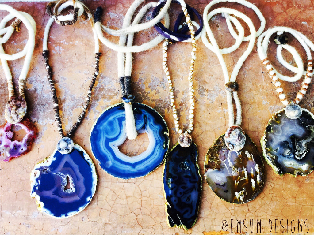 brazilian agate necklace