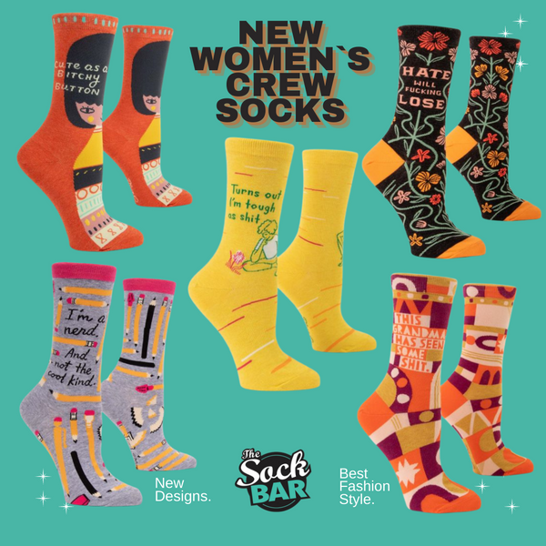 Wome`s Crew Socks. Ready to have the best fashion style for your feet. 